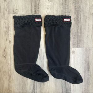 Hunter Boot Socks Gray Size M